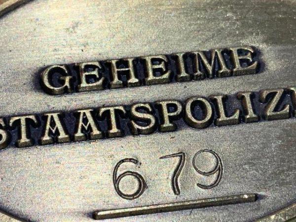 Image 6 of German Gestapo identity Tag in excellent condition