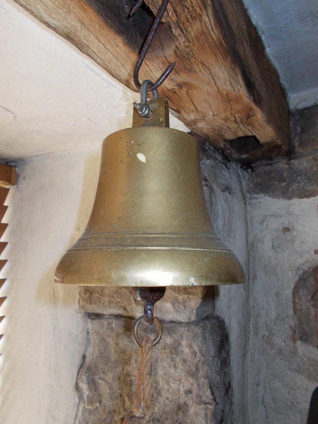 Preview of the first image of 6 Lbs / 2.6 Kgs 6 inch / 150mm brass bell, 1920s, very loud.