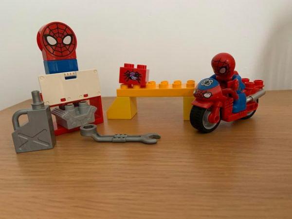 Image 1 of Lego Duplo Spider-Man motorbike set