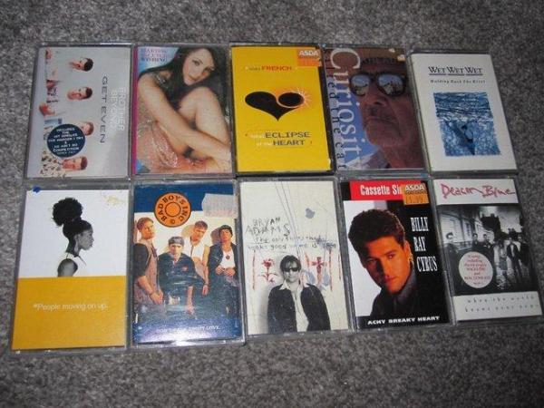 Image 1 of Cassette tapes from the 80's and 90's bundle 2