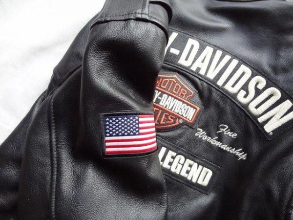 Image 4 of Unworn, Harley Davidson American Legend black leather jacket