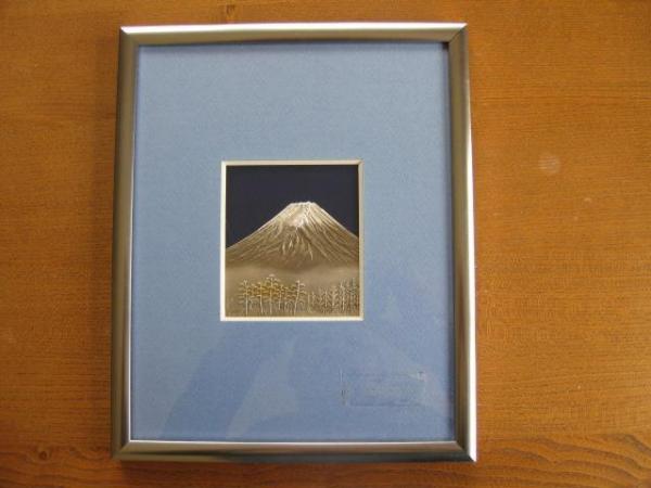 Image 1 of Takehiko Silver999 Relief Mt Fuji