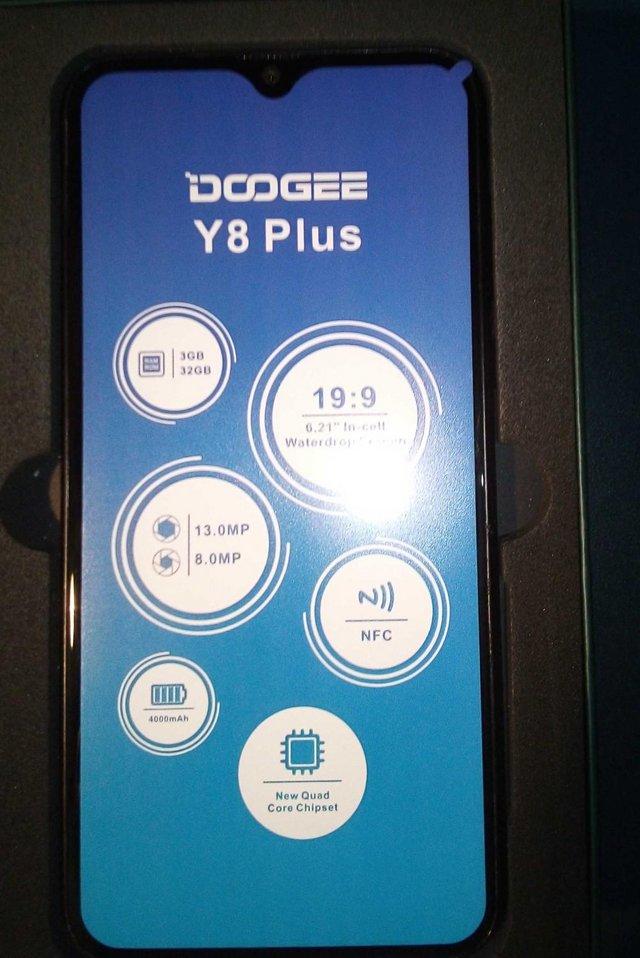 Preview of the first image of Doogee Y8 Plus 4G Dual Sim Mobile Phone.