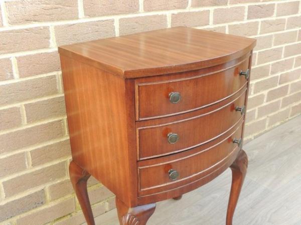 Image 13 of Queen Anne Tall Side Table (UK Delivery)