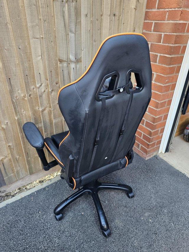 Preview of the first image of ADX firebase gaming chair - 1 year old..