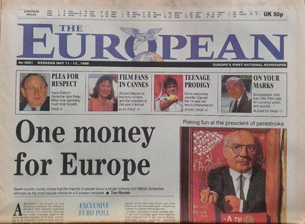 Image 1 of The European Newspaper first edition
