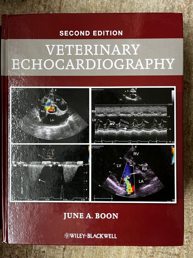 Preview of the first image of Veterinary echocardiography 2nd edition.
