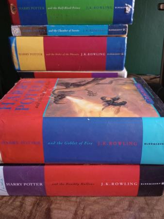 Image 2 of Harry Potter hardback books x 8