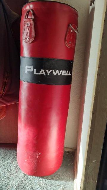 Preview of the first image of Leather Playwell Punchbag.