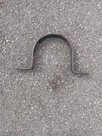 Image 1 of Steel Bracket approx 12 inches, quarter inch thick