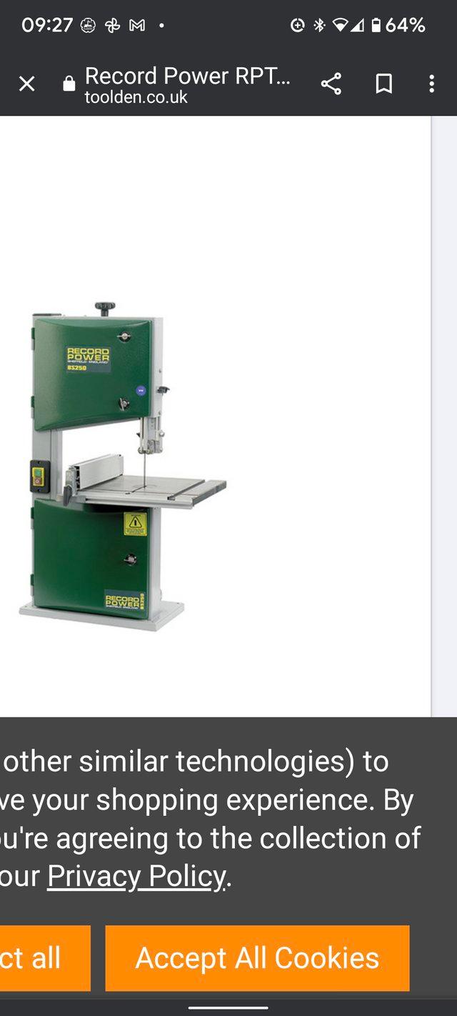 Preview of the first image of Wanted Electric vertical Band saw..