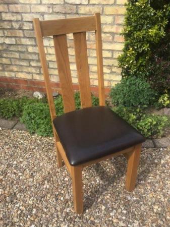Image 1 of Light Oak coloured Dining Chair