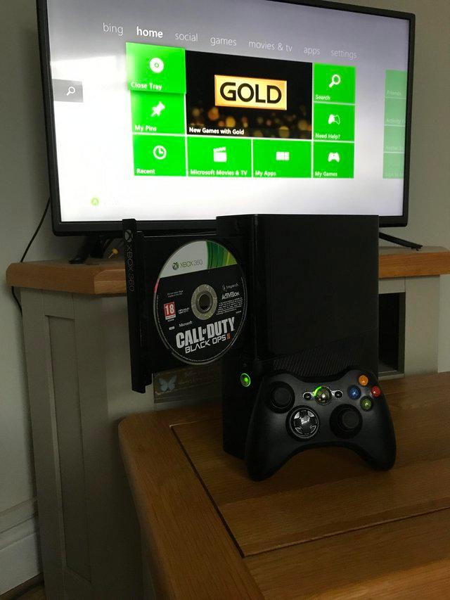 Preview of the first image of Microsoft Xbox 360 Slim 'E’ Complete System/Bundle.