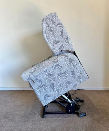 Image 18 of ELECTRIC RISER RECLINER DUAL MOTOR CHAIR GREY ~ CAN DELIVER