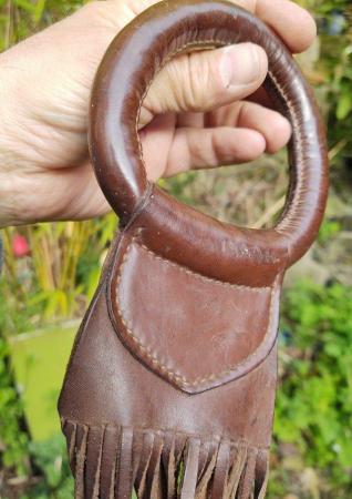 Image 1 of A Rare Quality Antique Leather 20 Bird Game Carrier
