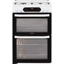 Image 1 of HOTPOINT WHITE 60CM GAS COOKER-CATALYTIC LINERS-EX DISPLAY