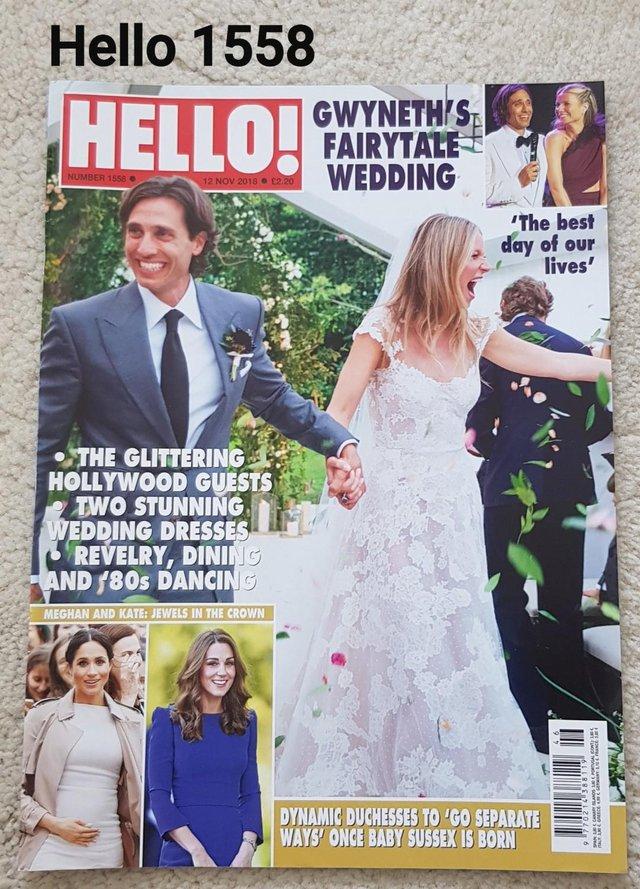 Preview of the first image of Hello Magazine 1558 - Gwyneth's Wedding to Brad Falchuk.
