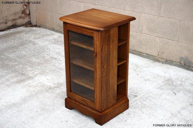 Image 95 of AN ERCOL GOLDEN DAWN CD CABINET CUPBOARD LAMP TABLE STAND