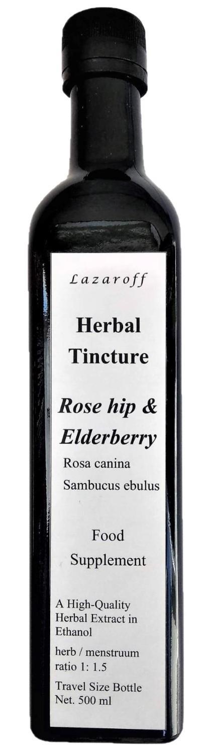Preview of the first image of Rosehip & Elderberry Tincture500 ml / 17 Fl Oz.