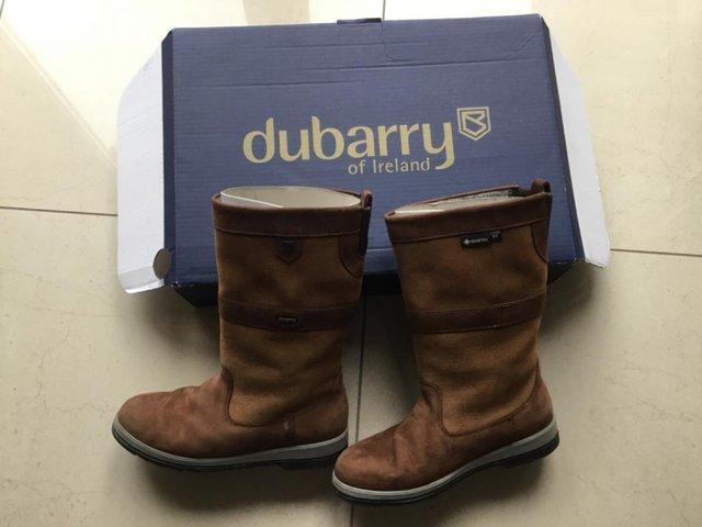 Preview of the first image of Dubarry sailing boots new in brown.