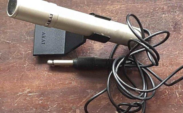 Preview of the first image of Akai ACM-100 Electret Condenser Microphone. Freepost.