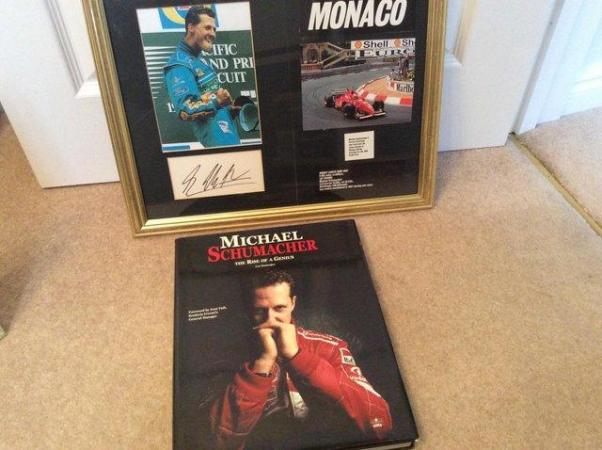 Image 3 of Michael Schumacher Book Plus Autograph