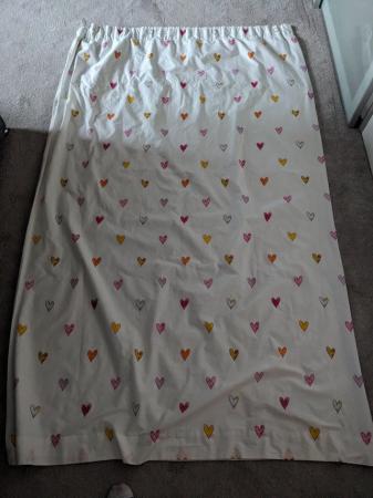 Image 2 of Children's blackout heart curtains