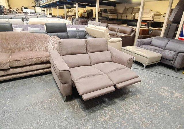 Image 17 of Dakota toronto charcoal fabric recliner 2 seater sofa