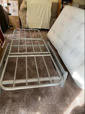Image 1 of Sturdy Fold up bed and mattress
