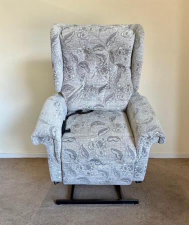 Image 7 of ELECTRIC RISER RECLINER DUAL MOTOR CHAIR GREY ~ CAN DELIVER