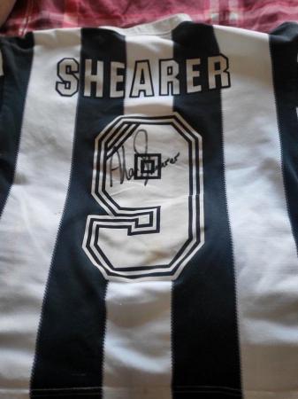 Image 3 of Newcastle United t shirt signed Alan Shearer