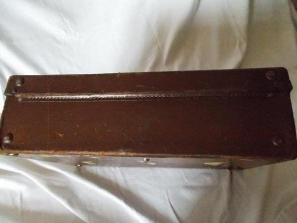 Image 5 of 1942 N.S.W.G. Naval Special Warfare Group Leather suitcase