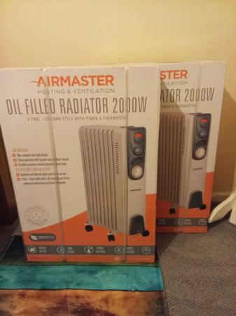 Image 1 of Electric heaters oil filled radiator x2