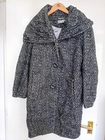 Image 1 of Wallis black and grey design coat