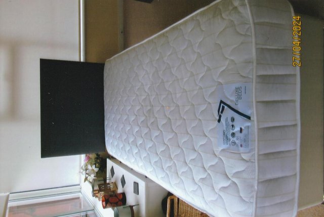 Image 1 of Single divan bed and headboard