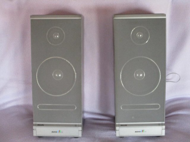 Preview of the first image of STEREO SPEAKERS - PHILIPS MATCHLINE - PMUS 40 WATT.