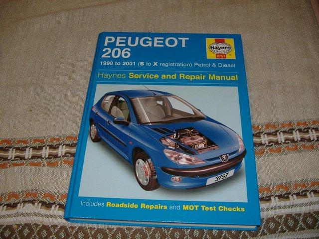 Preview of the first image of Haynes 206 Peugeot Service & Repair Car Manual Book...