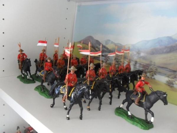 Image 2 of Britain's 1/32 scale Canadian Mounties 1960/70 Swoppets