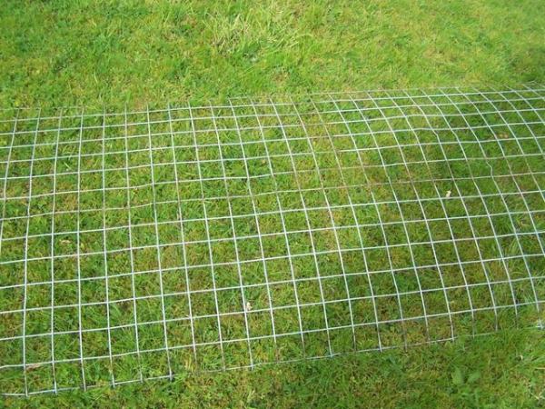 Image 1 of Steel Mesh - 4 Pieces approx. 4 feet X 7 feet - 2" square ho
