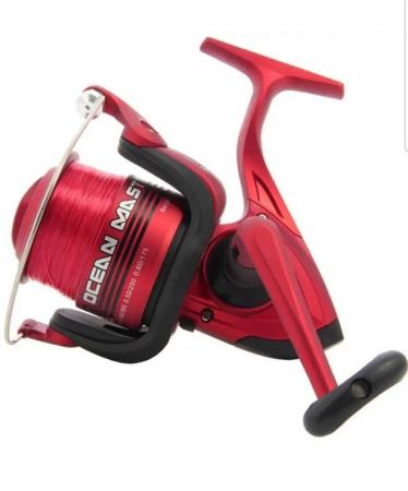 Image 2 of New 3BB LARGE SEA BEACH PIER FISHING REEL FIXED SPARE SPOOL