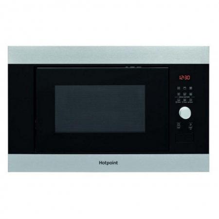Image 1 of HOTPOINT 25L BUILT IN MICROWAVE S/S-900W GRILL--NEW
