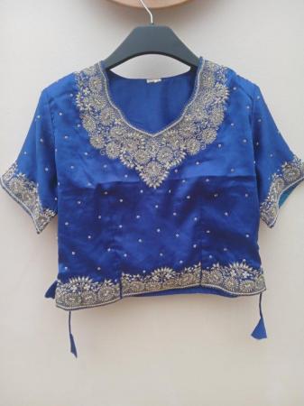 Image 3 of Royal blue coloured Indian occasion dress