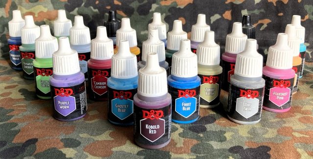 Preview of the first image of 23 D&D ARMY PAINTER 12ml CITADEL PAINTS GAMES WORKSHOP MODEL.
