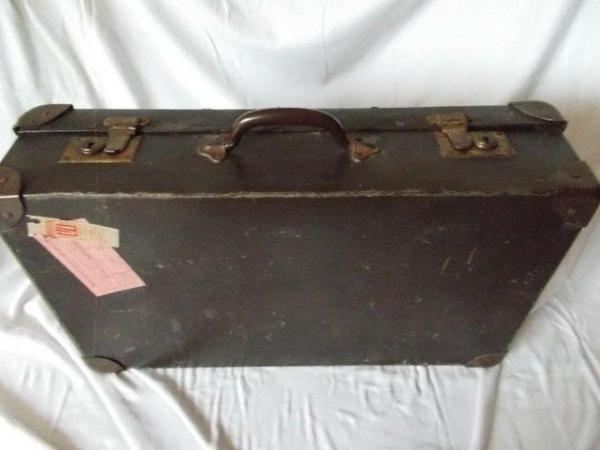 Image 1 of 1930's Suitcase, Feb 1940 Dalton in Furs Railway lsticker