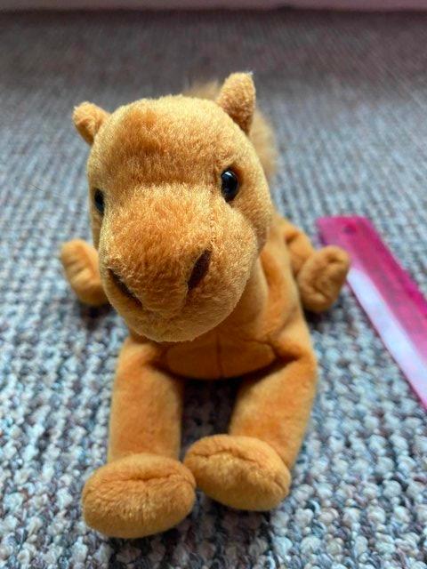 Preview of the first image of 'Niles' Cute Camel Beanie Baby Cuddly toy.