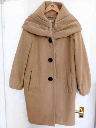 Image 3 of Wallis camel winter coat, Size 10/12