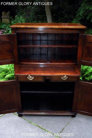 Image 91 of A TITCHMARSH AND GOODWIN OAK WINE CUPBOARD DRINKS CABINET