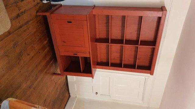 Preview of the first image of Vintage red IKEA dresser, good and strong.