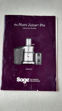 Image 3 of Sage by Heston Blumenthal, The Nutri Juicer, fruit and veg