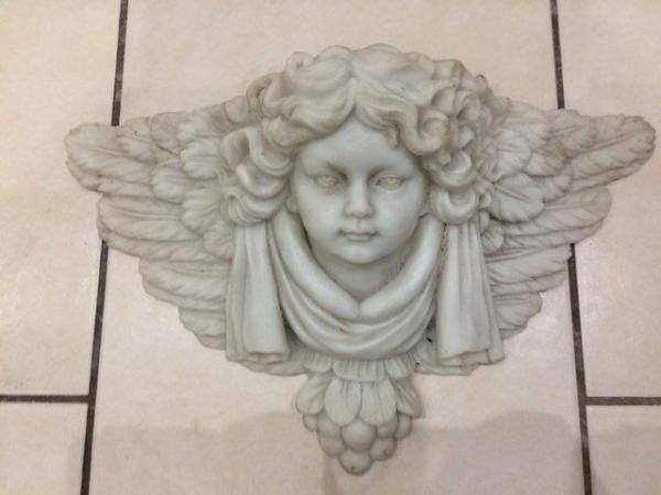 Image 1 of Decorative Angel Wall-Mounted Ornamental Planter
